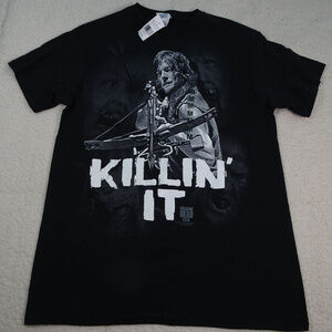 Walking Dead Daryl "Killin' It" Black T-Shirt Med